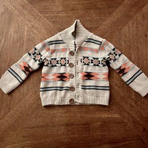 Carter’s Aztec button-up sweater